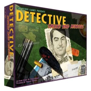 Van Ryder Games Detective: Smoke and Mirrors – A Board Game Expansion 1-5 Players – Board Games for Family 45-120 Mins of Gameplay – Teens & Adults Ages 14+ - English (VANVRG207)