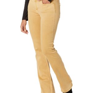 GUESS womens Ryder Low Rise Flare Jeans, Sahara Sand Multi, X-Small US