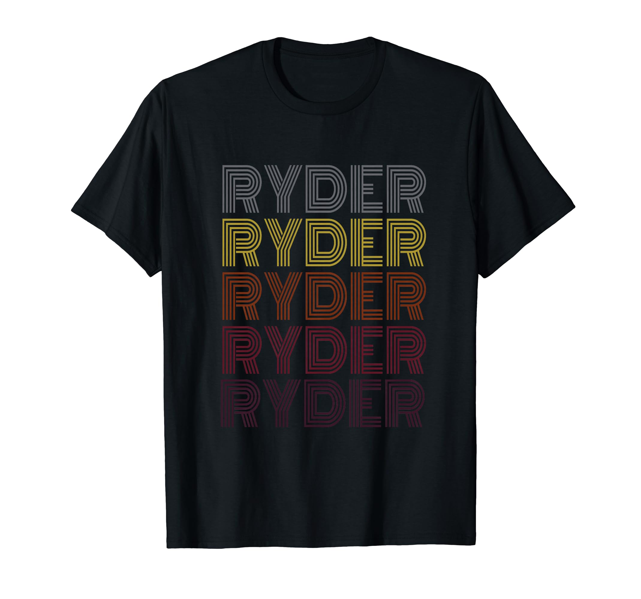 Ryder Name Vintage Style Personalized Gift Idea T-Shirt