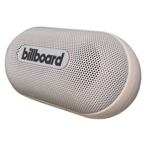 billboard portable indoor/outdoor wireless bluetooth pill speaker, white