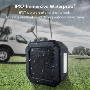 PILSAMAS Golf Speaker, Golf Cart Speakers Bluetooth, Portable Bluetooth Speaker - Magnetic, 15W Loud with Bass, Outdoor IPX7 Waterproof Bluetooth Speaker, Wireless Speaker, Golf Cart Accessories