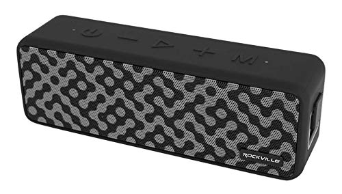 Rockville Faze 50w Portable Bluetooth Speaker TWS Wireless Link Waterproof, Black (Faze Black)