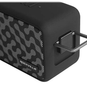 Rockville Faze 50w Portable Bluetooth Speaker TWS Wireless Link Waterproof, Black (Faze Black)