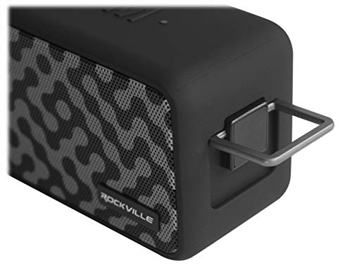 Rockville Faze 50w Portable Bluetooth Speaker TWS Wireless Link Waterproof, Black (Faze Black)