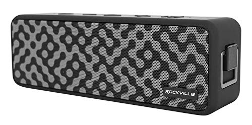 Rockville Faze 50w Portable Bluetooth Speaker TWS Wireless Link Waterproof, Black (Faze Black)