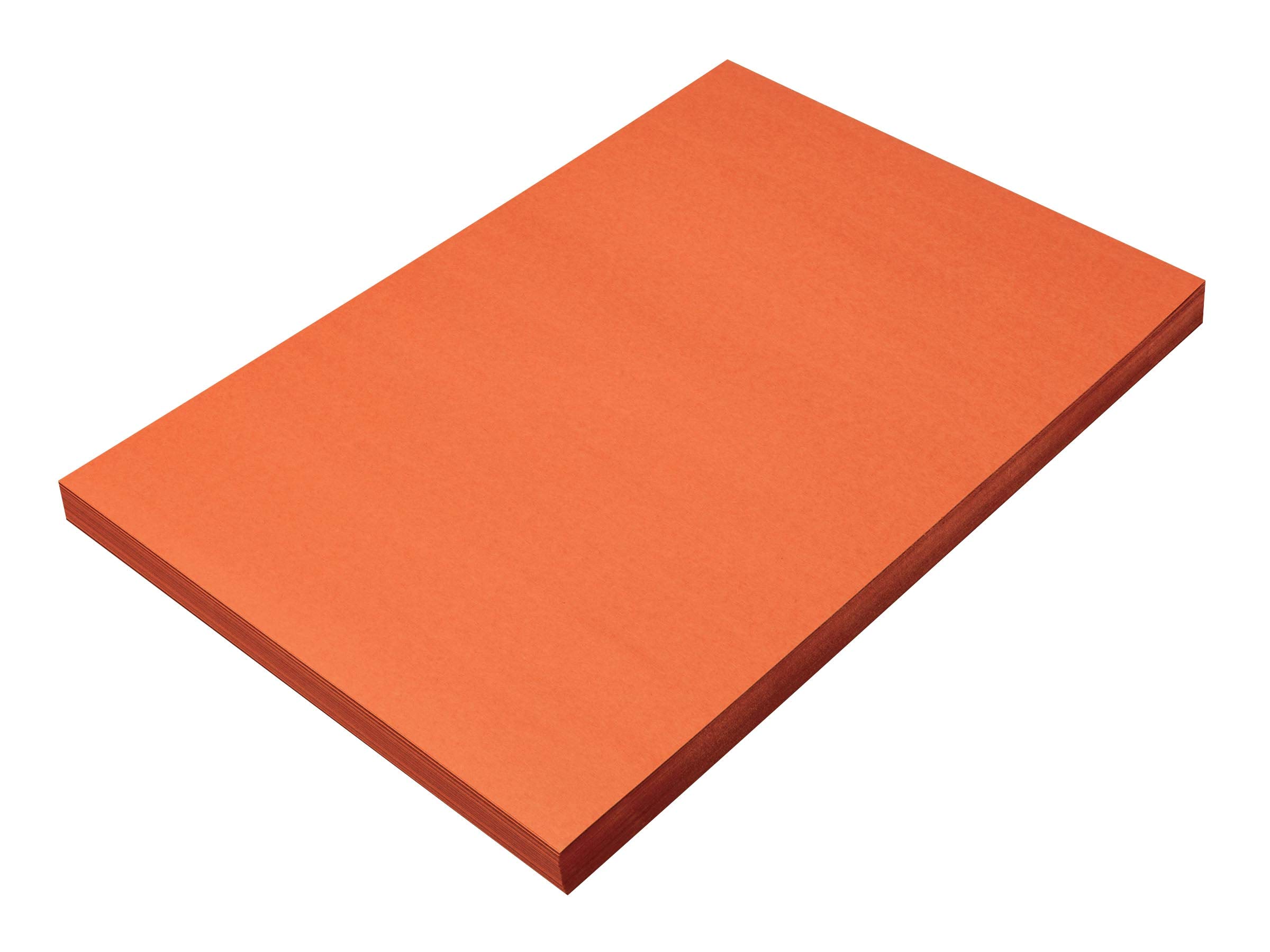 Prang (Formerly SunWorks) Construction Paper, Orange, 12" x 18", 100 Sheets