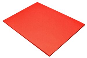 riverside 3d construction paper, orange, 18" x 24", 50 sheets