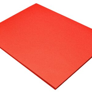 Riverside 3D Construction Paper, Orange, 18" x 24", 50 Sheets