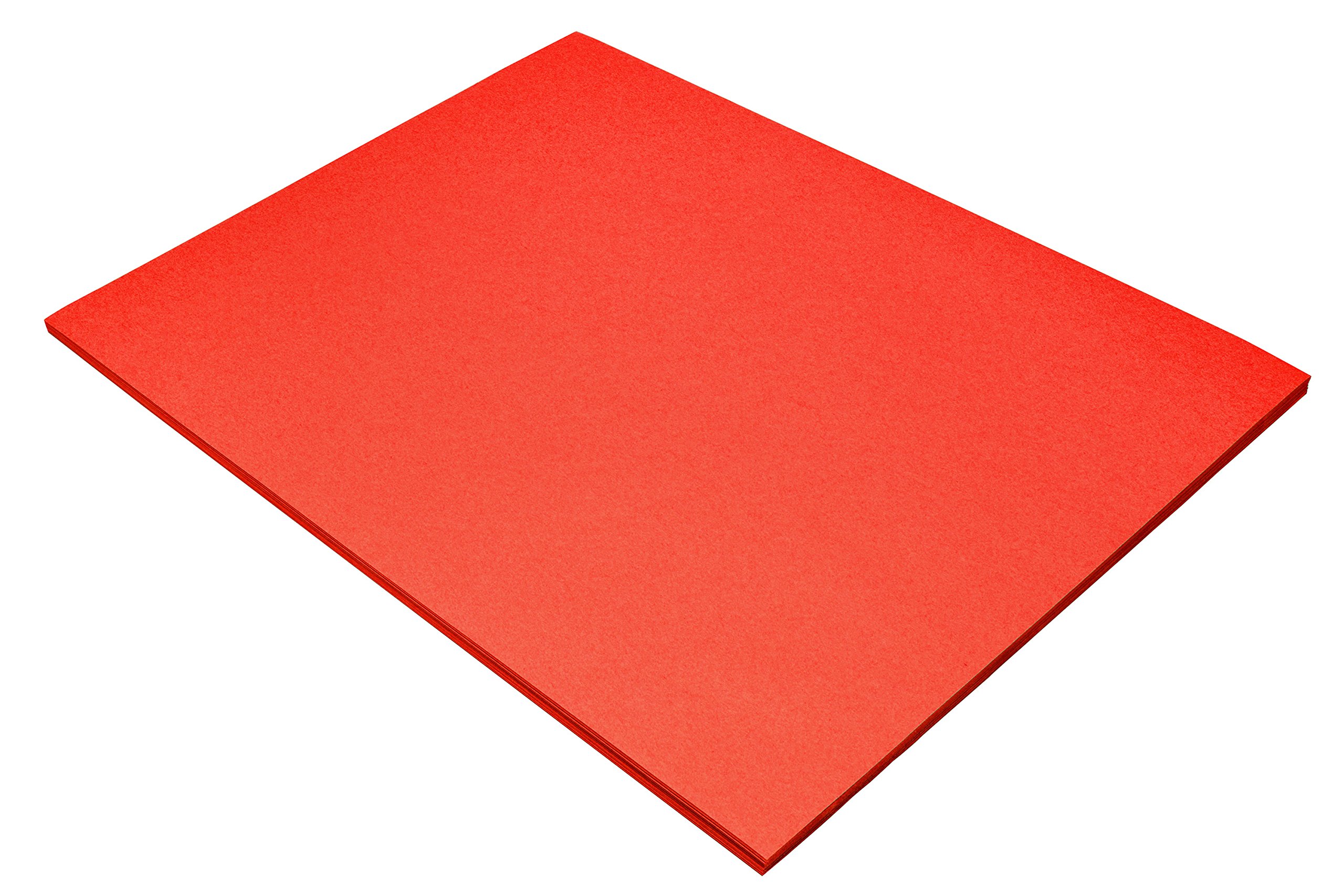 Riverside 3D Construction Paper, Orange, 18" x 24", 50 Sheets