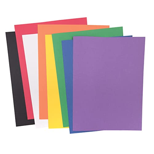 Prang (Formerly SunWorks) Medium Weight Construction Paper Pad, 8 Assorted Colors, 9" x 12", 48 Sheets