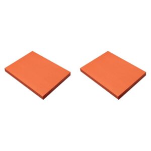 prang (formerly sunworks) construction paper, orange, 9" x 12", 100 sheets (pack of 2)