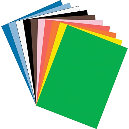 Tru-Ray® Construction Paper, 50% Recycled, Assorted Colors, 9" x 12", Pack Of 50