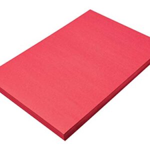 Prang (Formerly SunWorks) Construction Paper, Holiday Red, 12" x 18", 100 Sheets