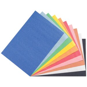 Prang (Formerly Art Street) Construction Paper, 10 Assorted Colors, Standard Weight, 6" x 9", 500 Sheets