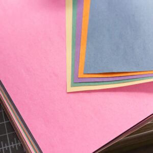 BAZIC Construction Paper Pad 48 Sheets 9" X 12", Assorted Colors, for Fold Cut Glue, Gift for Toddler Kids Classrooms School Home DIY, 1-Pack