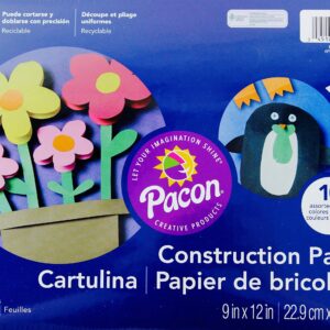 Pacon Creative Products Heavyweight Construction Paper 400 Sheets, Assorted Colors