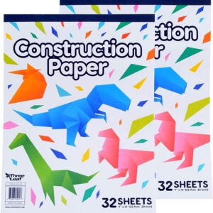 Northland Wholesale Construction Paper Books, 9x12-Inch, 8 Colors, 32-Sheets per Book from (2-Pack)