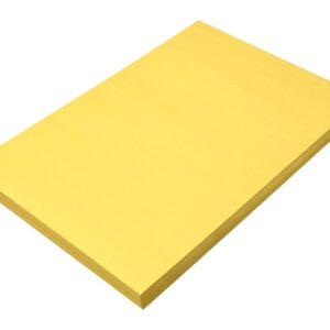 Prang (Formerly SunWorks) Construction Paper, 10 Assorted Colors, 12" x 18", 100 Sheets & (Formerly SunWorks) Construction Paper, Yellow, 12" x 18", 100 Sheets