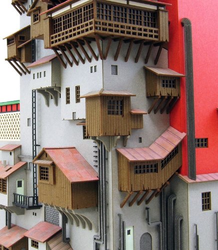 Spirited Away: Aburaya (Bathhouse) MK07-10 (Assembly Paper Craft)