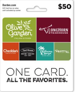 darden restaurants gift card