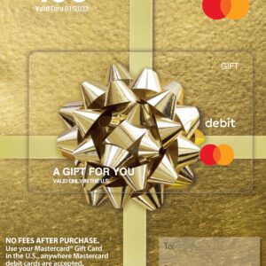 $100 Mastercard Gift Card (plus $5.95 Purchase Fee)