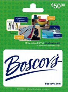 boscovs gift card $50