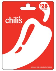 chili's gift card $25