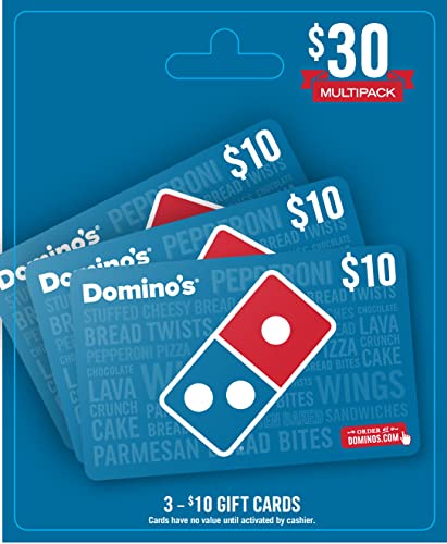 Dominos $30 Multi Pack Gift Card