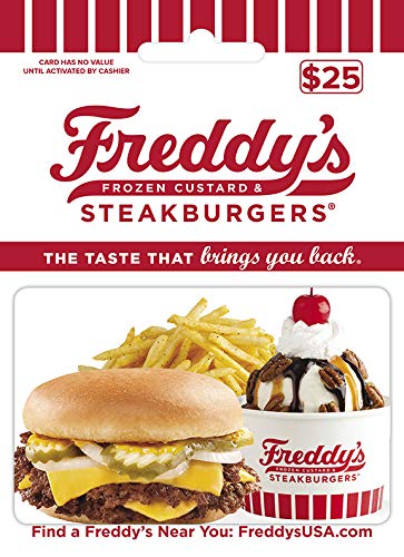 Freddy’s Frozen Custard & Steakburgers Gift Card