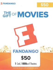 fandango $50 gift card