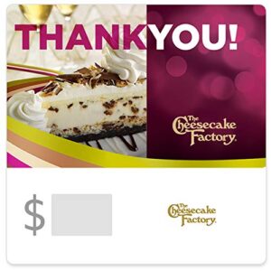 the cheesecake factory thank you cheesecake egift card