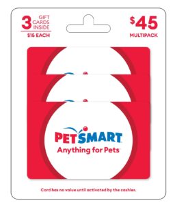 petsmart multipack gift card $45