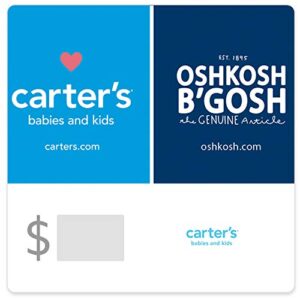 carter's/ oshkosh castle egift card