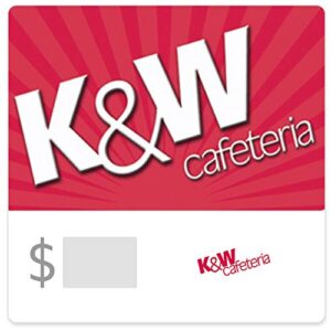 k&w cafeterias gift cards - e-mail delivery