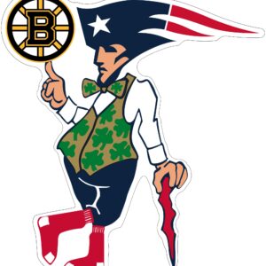 Boston Sports Guy Bumper Sticker Vinyl Decal 5"