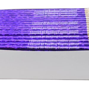 Pencil Guy Promotional Personalized Imprinted Glitz Round Pencils- 500 per box Purple