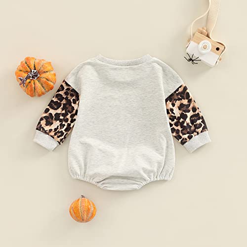 Ayalinggo Newborn Halloween Baby Girl Boy Pumpkin Patch Outfit Sweatshirt Romper Onesie Cute Fall Winter Clothes Romper Pie Kinda Guy 3-6 Months