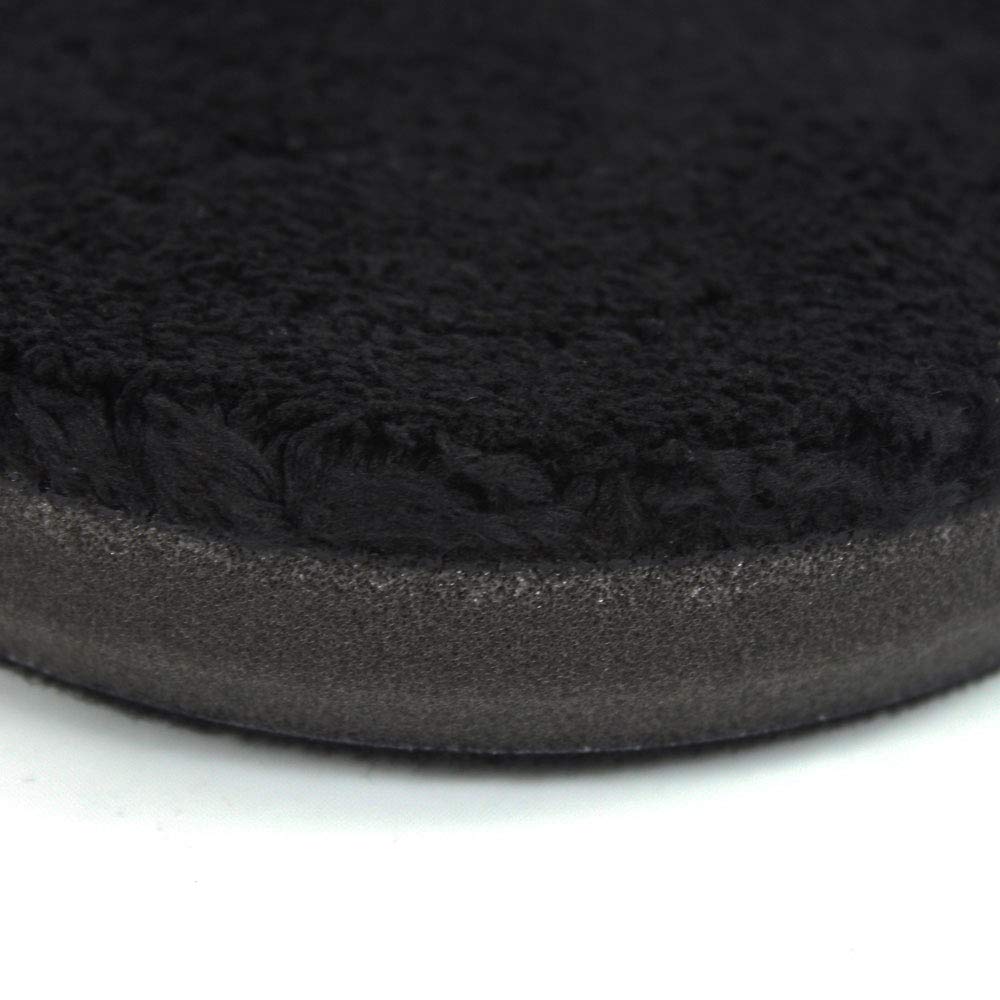 Chemical Guys BUFX_303_5 Black Microfiber Polishing Pad (5.5 Inch Fits 5 Inch Backing Plate)