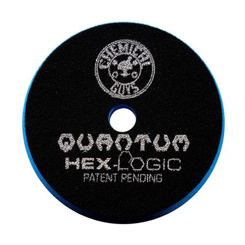 Chemical Guys BUFX115HEX5 Hex-Logic Quantum Polishing/Finishing Pad, Blue (5.5 Inch Fits 5 Inch Backing Plate)