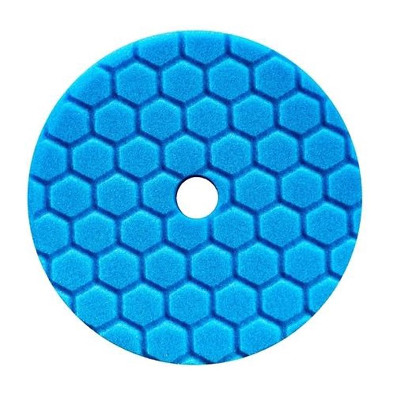 Chemical Guys BUFX115HEX5 Hex-Logic Quantum Polishing/Finishing Pad, Blue (5.5 Inch Fits 5 Inch Backing Plate)