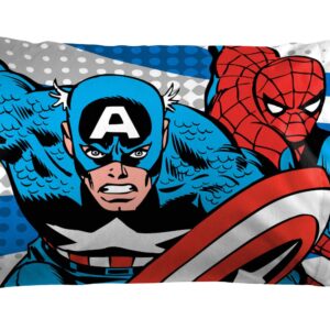 Jay Franco Avengers Comics Good Guys 5 Piece Full Bed Set (Offical Marvel Product)