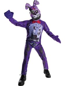 rubie's boy's five nights at freddy's nightmare bonnie the rabbit costume, large, multicolor