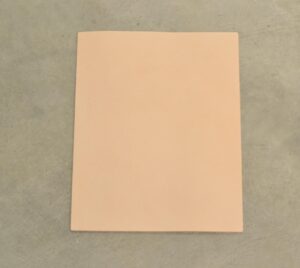 the leather guy leather sheets for leather working and tooling, vegetable tanned cowhide leather pre-cut 8x10 inches, natural color for easy dyeing, 4-5 oz thickness (0.8 – 4mm)