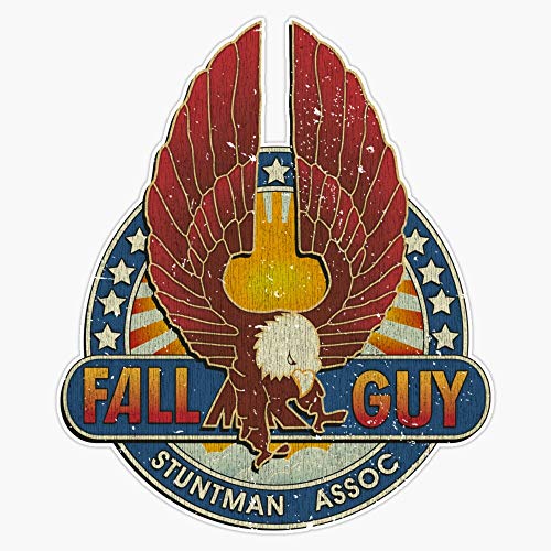 Fall Guy Stuntman Association Bumper Sticker Window Vinyl Decal 5"