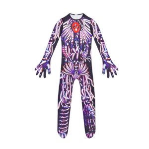 Brigcalki Five Ennard Costume For Kids Boys Sister Location Jumpsuit Creepy Halloween Cosplay Party Bodysuit 5-12 Years