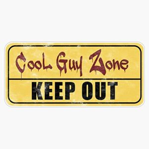 Cool Guy Zone - Dr Steve Brule Vinyl Waterproof Sticker Decal Car Laptop Wall Window Bumper Sticker 5"