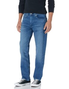 levi's men's 514 straight fit cut jeans (also available in big & tall), begonia tint-advanced stretch, 35w x 32l