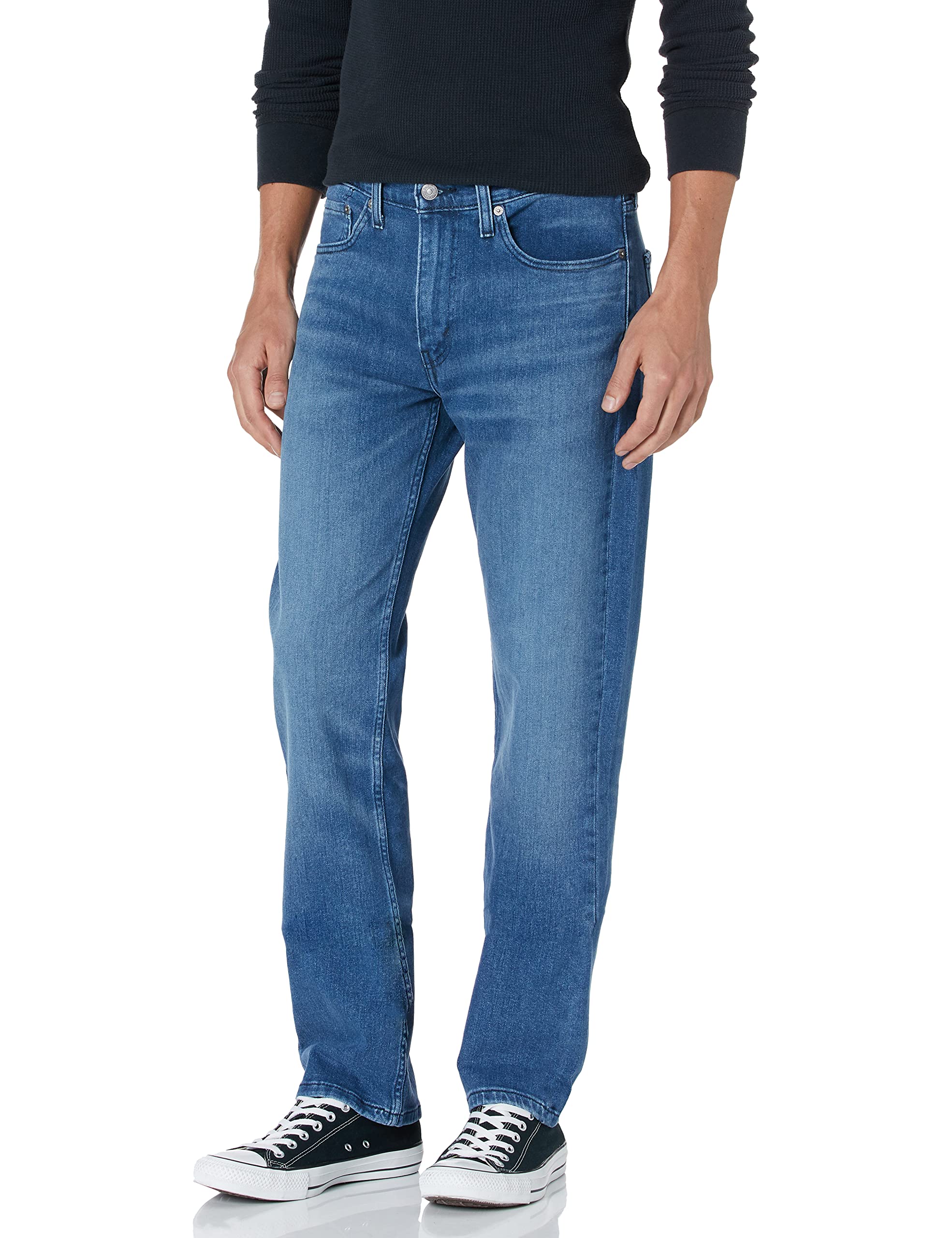 Levi's Men's 514 Straight Fit Cut Jeans (Also Available in Big & Tall), Begonia Tint-Advanced Stretch, 35W x 32L