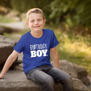 Birthday boy Shirt Toddler Boys Outfit First Happy 2t 3t 4 Year Old 5 Kids 6th (Charcoal Blue, 12 Months)