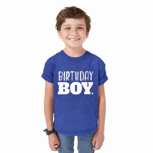 Birthday boy Shirt Toddler Boys Outfit First Happy 2t 3t 4 Year Old 5 Kids 6th (Charcoal Blue, 12 Months)